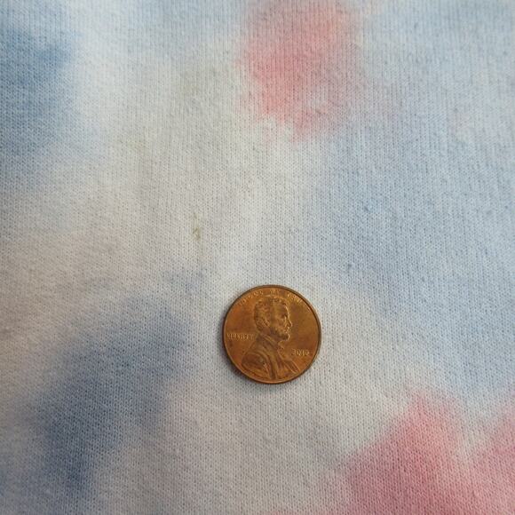 Gildan Hoodie Women Small Tie Dye Sweatshirt Chincoteague VA Grunge Poverty Chic - Picture 4 of 13